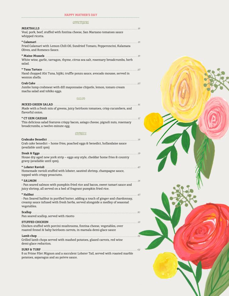 Treat your mom to a special Mother's Day celebration at our restaurant. Show her your love and appreciation by booking a table for a delightful dining experience. 