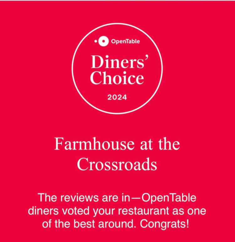 We're glad to share that we have been recognized as Dinners Choice on Open Table! This prestigious acknowledgment highlights our commitment to providing exceptional dining experiences for our guests
